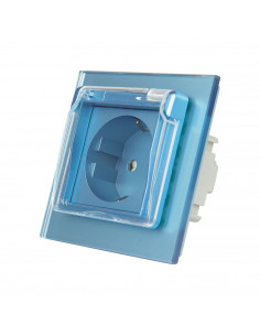 LIVOLO Gniazdo hermetyczne 230V 16A / Niebieski