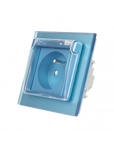 LIVOLO Gniazdo hermetyczne z bolcem 230V 16A / Niebieski