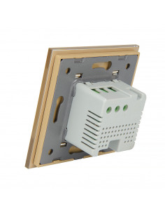 Termostat LIVOLO WiFi EC + Ramka pojedyncza Złoty