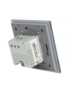 Termostat LIVOLO WiFi EC + Ramka pojedyncza Szary