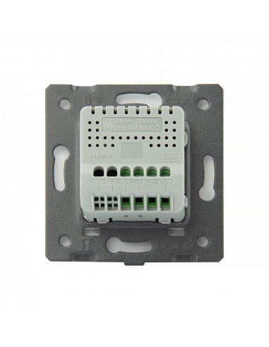 Włącznik dotykowy pojedynczy schodowo-krzyżowy LIVOLO VL-C701S Szary