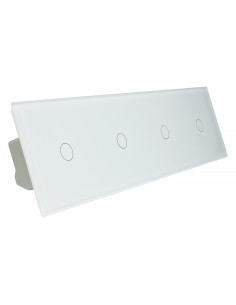 Włącznik dotykowy poczwórny (1+1+1+1) LIVOLO VL-C701111 Biały