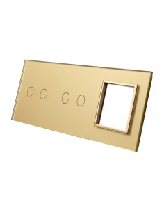 panel szklany LIVOLO 7022G Szampański