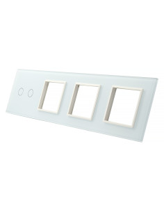 panel szklany LIVOLO 702GGG Biały