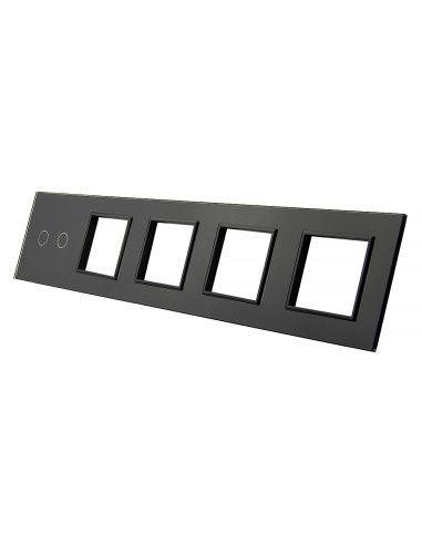 panel szklany LIVOLO 702GGGG Czarny