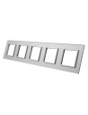 Pięciokrotna ramka szklana LIVOLO GPF-5 Szary