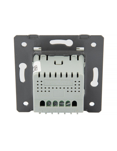 Włącznik dotykowy ośmiokrotny (2+2+2+2) LIVOLO VL-C702222 Czarny