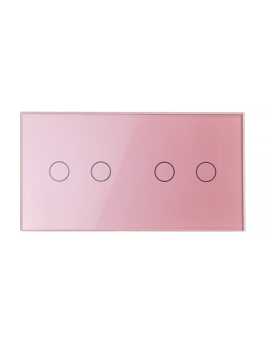 LIVOLO SZKLANY WŁĄCZNIK DOTYKOWY POCZWÓRNY 2+2 R